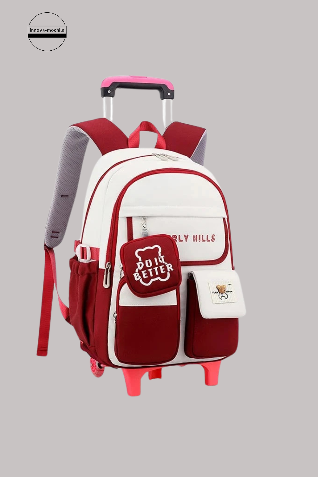 Mochila Escolar Infantil Com Rodinhas